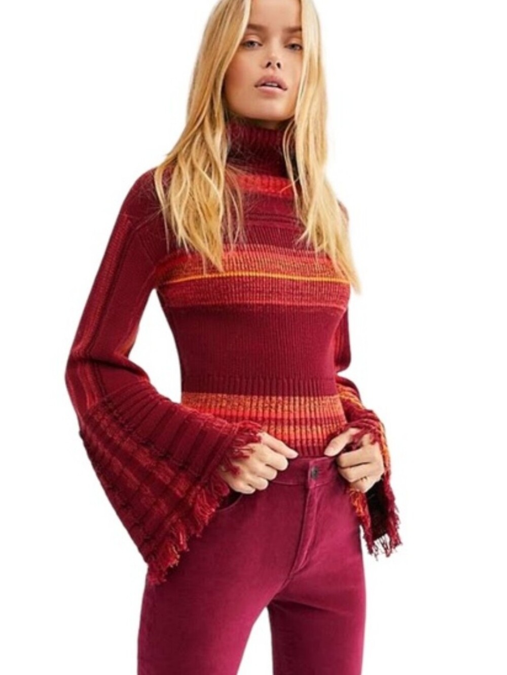 Free People Close To Me Bell Sleeve Pullover